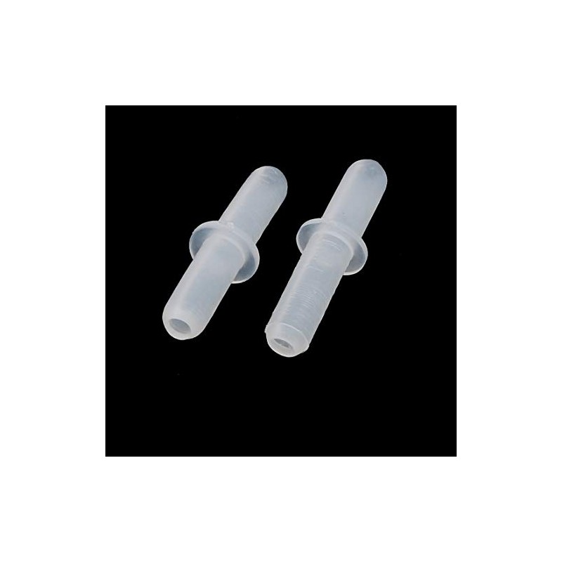 sourcing map 20pcs 3mm Inner Diameter Flexible Straight PVC Connector