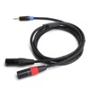 3.5mm Male to 2 XLR Male Cable Audio Line Cable