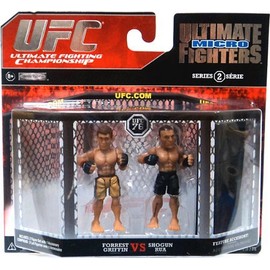 UFC Ultimate Fighting Jakks Pacific Series 2 Micro Figure 2Pack Forrest Griffin vs. Mauricio Shogun Rua