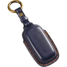 Toyota Rise Daihatsu Rocky New Taft Key Case, Genuine Leather, New Roomy Key Cover, Tanto Model, Genuine Leather, Key Case, RAIZE ROCKY TAFT Key Cover, Navy (3D luxury) / 2 button