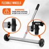 HORUSDY 17-Inch Rolling Magnetic Sweeper with Wheels | Adjustable Handle