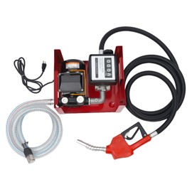 PIAOYUE- 110V 550W Electric Fuel Transfer Pump Big Flow Rate With Fuel Meter Nozzle 60L/m
