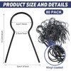Blulu 80 Pack 1 5/8" Od Ez Preformed Twist 8