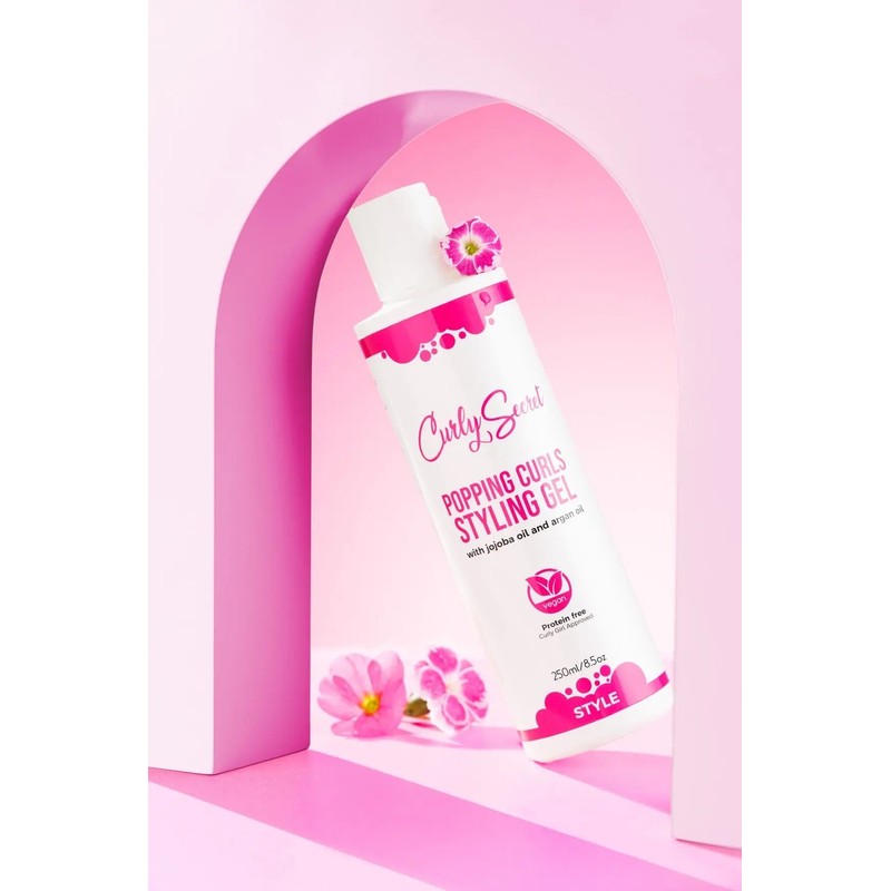 Curly Secret Popping Curls Styling Gel, 100 ml.