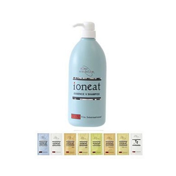 Ionito Essence V Shampoo Light, 16.9 fl oz (500 ml), Additive-Free, 4-Piece Laminate, Sold as a Set