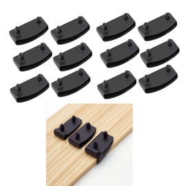 ShiningUU Bed Slat Holders 12pcs Plastic Bed Slat Caps Set | Replacement for Single/Double/King Size Bed Slats Holders | Securing Supports for Wooden Bed Frames (Side & Center Slat Holders)