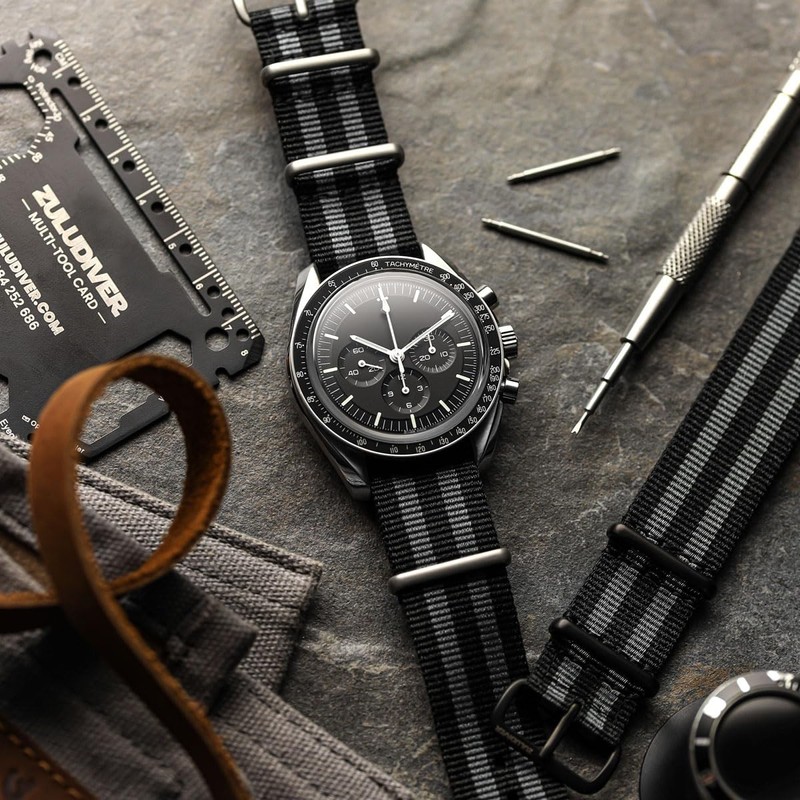 Zuludiver NATO G10 Nylon Military Watch With Replaceable Belt Strap,