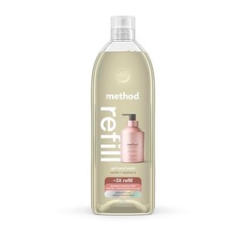 Method Method Gel Hand Soap Refill, Vanilla + Raspberry, Biodegradable Formula, 34 Fl Oz (Pack of 1) (Packaging May Vary)