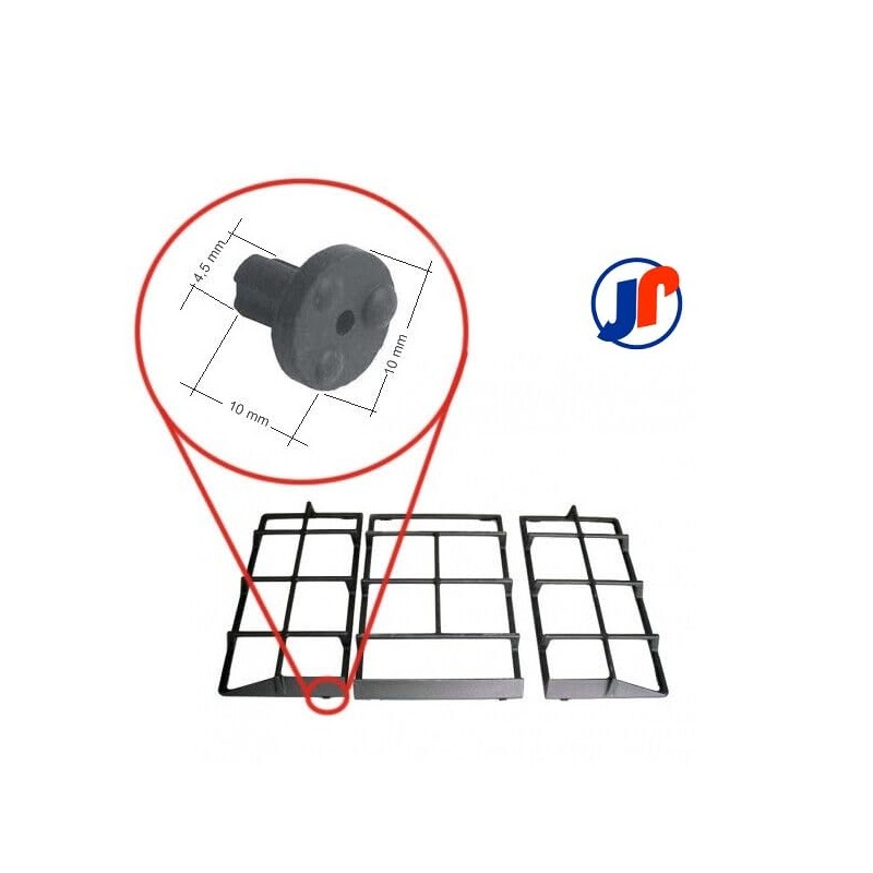 JPshop - Kit of 10 rubber feet for cooking hob