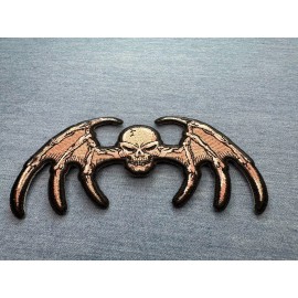 Ivamis Bat Wings Skull Patch - 4.5x2.5 inch - P7621