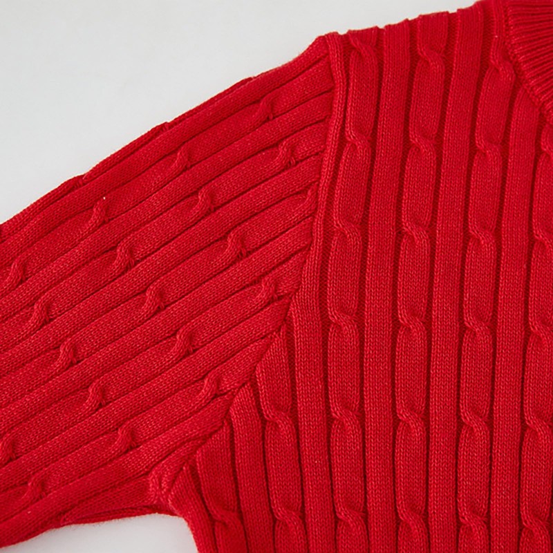 Mädchen-Strickjacke, Langarm, Rundhalsausschnitt, leicht, bequem, Pullover, Jacke, Kinderkleidung, Herbst und