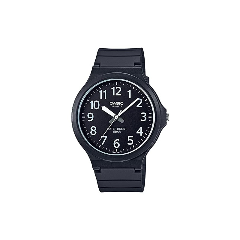 Casio MW-240 Watch, Casio Collection, multicolor (black / white), 1