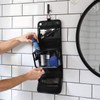 Stackers Small Hanging Toiletry Bag - Black