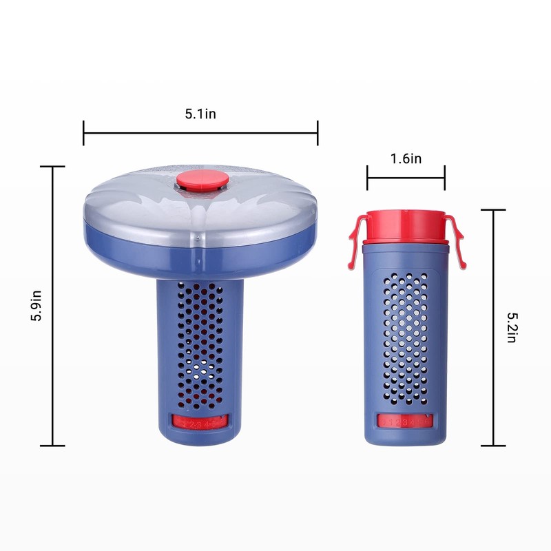 INKBIRDPLUS Mini Chemical Dispenser for Chlorine & Bromine 1 Inch