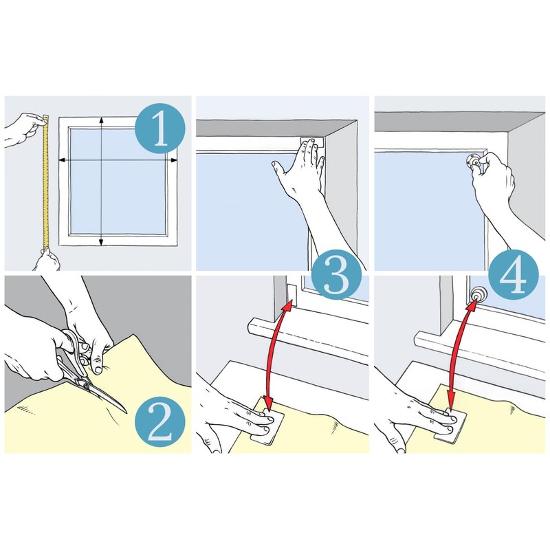 Easynight Portable Travel Blackout Blind, 100% Light Blocking Fabric, Regular,
