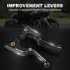 NICECNC Black Brake Clutch Levers Compatible with Harley Street Glide