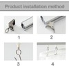 80 Pieces Curtain Hooks Gliders Curtain Gliders Shower Curtain Hooks
