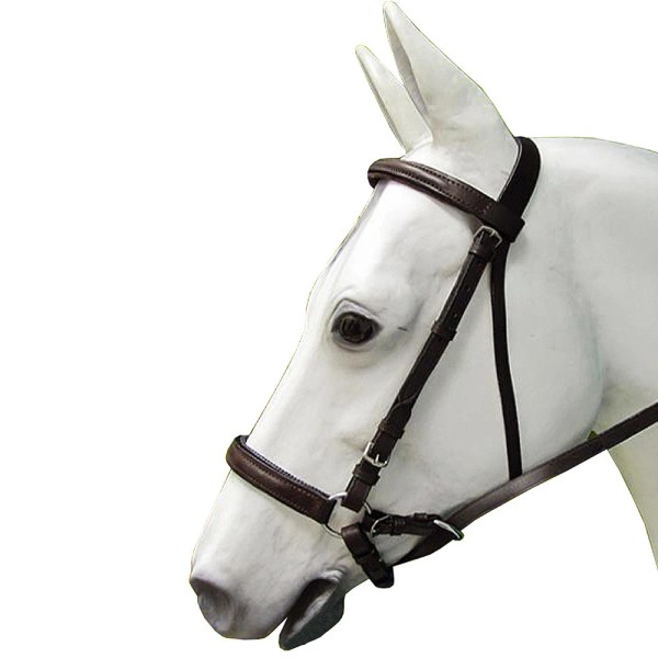 HILASON Medium English Bitless Bitfree Bridle Extremely Comfortable Hilason