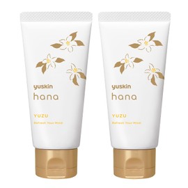 Yuskin Hana Hand Cream Yuzu Scent 3.5 oz (100g) (1.8 oz (50g) × 2 pieces) Tube Type Prevents Rough Hands High Moisturizing Low Irritation Formula Portable [Bulk Buy]