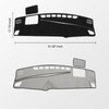 KUST Black Dash Cover Compatible with Toyota Crown 2023-2026 (with