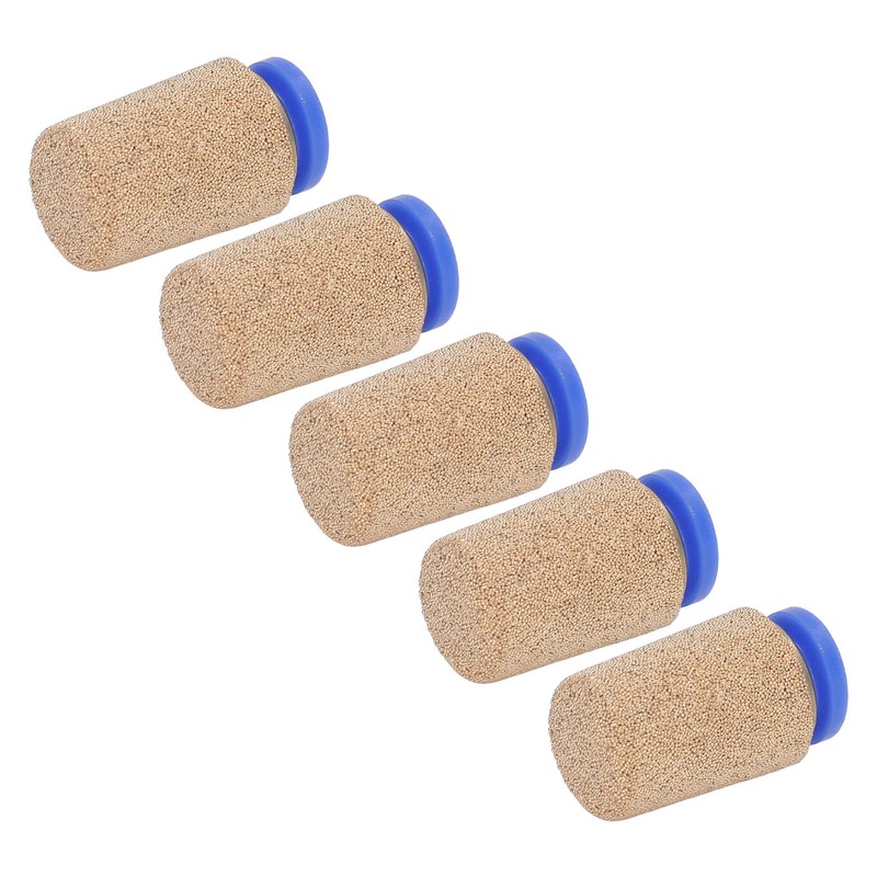 5Pcs Pneumatic Exhaust Muffler Pipe Connection Noise Filter Brass Silencer