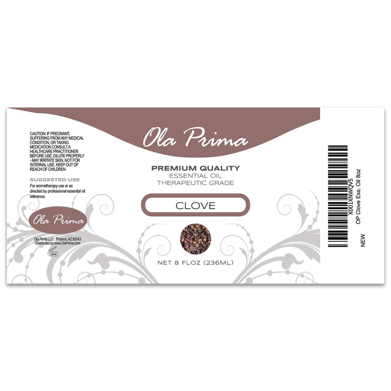 Ola Prima Oils 8oz - Clove Essential Oil - 8