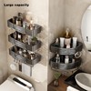 VOLPONE Corner Shower Caddy Adhesive Shower Shelf Corner No Drilling