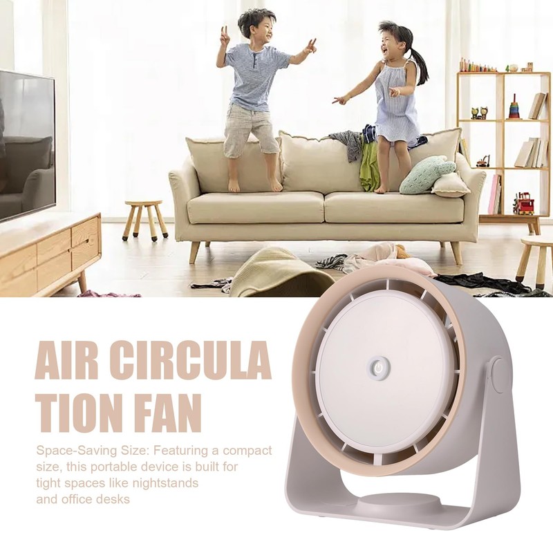 Sherum Coldeez Cooling, Desktop Wall Mounted Bladeless Fan, Touch Digital