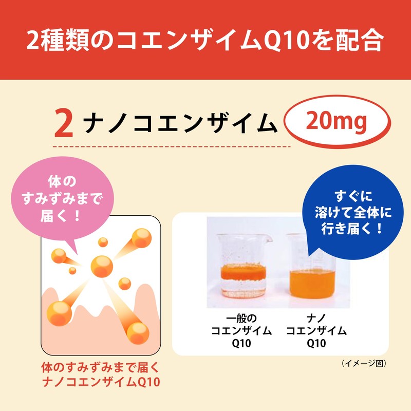 【公式】わかさ生活 コエンザイムQ10 サプリ 【吸収率13倍の吸収型コエンザイム配合】 31粒入り 1ヵ月分