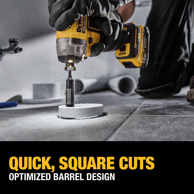 DEWALT Impact Connect Pipe Cutter, PVC Cutter, Diamond Grit Cutting