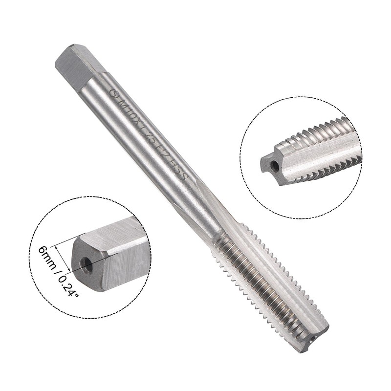 sourcing map M10 x 1.25mm Metric Tap and Die Set,