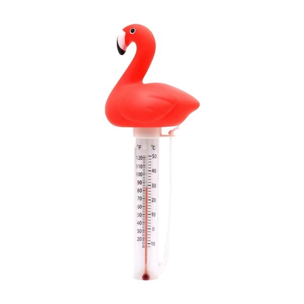 AIXXCUVQ Innovative Pool Thermometer with Flamingo Outdoor and Indoor Hot