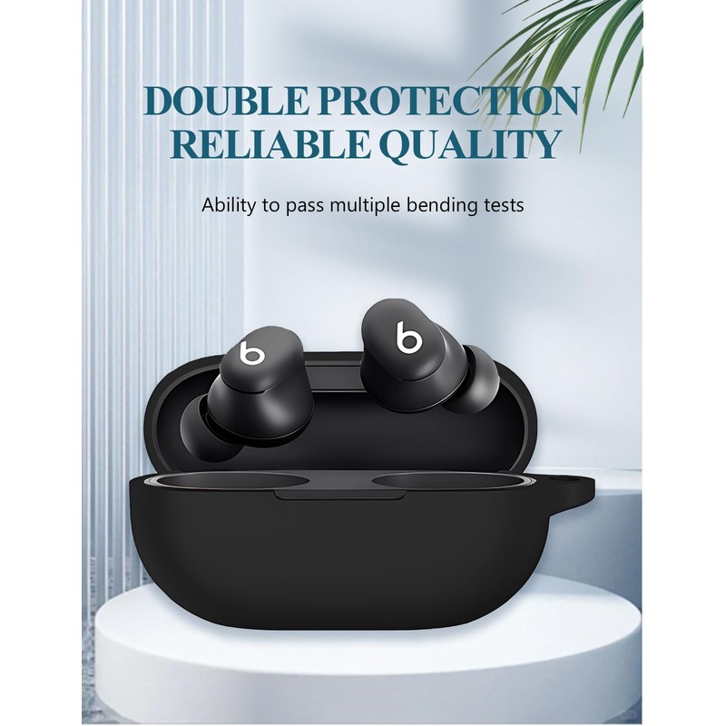 Case for Beats Solo Buds 2024, Soft Silicone Protective Portable
