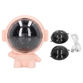 Astronaut Projector Star Light Rotatable USB Charging Astronaut Projector Star Light with Music Function 5V 1A Pink