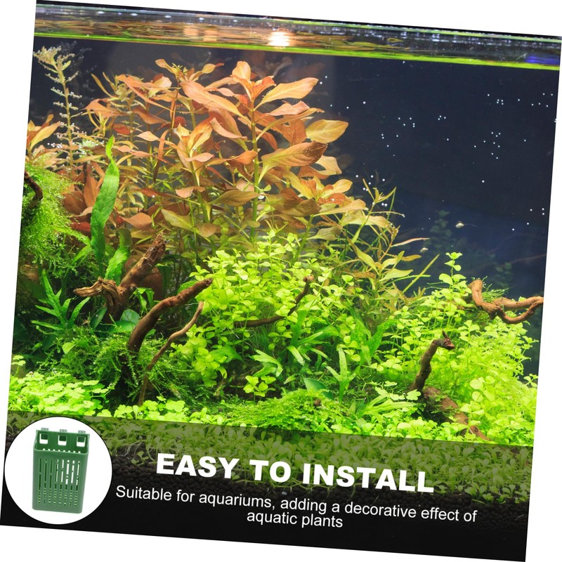 BESPORTBLE 2pcs Wall-Mounted Hydroponic Plant Baskets for Fish Tank Aquariums