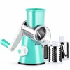 Rotary Cheese Grater for Everyday Food Prep – 3 Interchangeable
