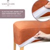 Scheffler Home Stretch Chair Cover, Leon Elastic Suede Chair Cover,