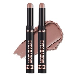 Velvresse Waterproof Cream Eyeshadow Stick for Older Women- High Pigmented Matte Nude Eye Shadow Sticks,Longlating Blendable Eyes Crayon Eyeshadow,Hypoallergenic Eye Brightener Stick.2pcs#11