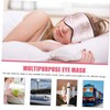WOONEKY Weighted Sleep Eye Mask Decorative Silk Sleeping Blindfold Light