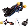 HUIQIAODS H4 Headlight Bulb Ceramic Relay Wiring Harness Socket Cable