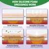 VitaFoam Silicone Foam Dressing 4" x 4" with Border, High