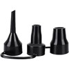 Black 3 Sizes Air Pump Replacement Nozzles, Inflatable Pump Nozzles