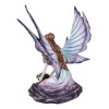 Ebros Gift Large Whimsical Purple Rose Fairy With Large Leaf
