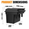 XATVXUTV 21L UTV Cargo Storage Box for Polaris Ranger 1000