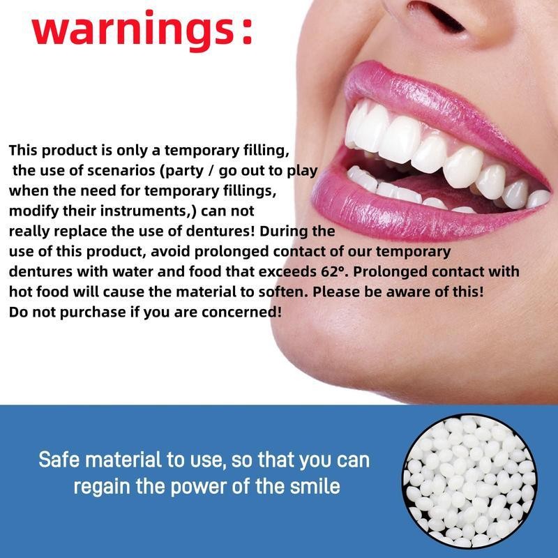 EELHOE 1/2/4pcs EELHOE Moldable Dental Gel Dentures Temporary Fillings Cavities