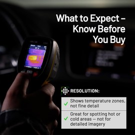 Innova 3360 Thermal Camera - Infrared Camera with Heat Vision - Identify Hot/Cold Spots -4° ~ 1112°F - Easy to Use Thermal Imager