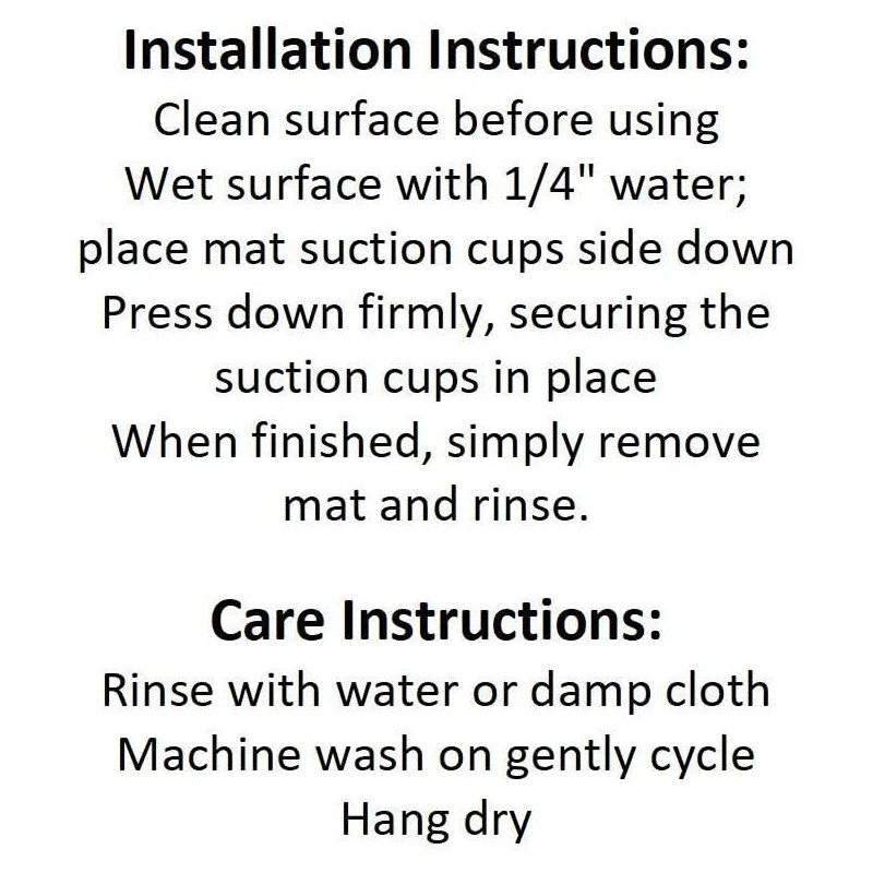 Bathtub Mat Non Slip, Bath Mat for Tub Non Slip,