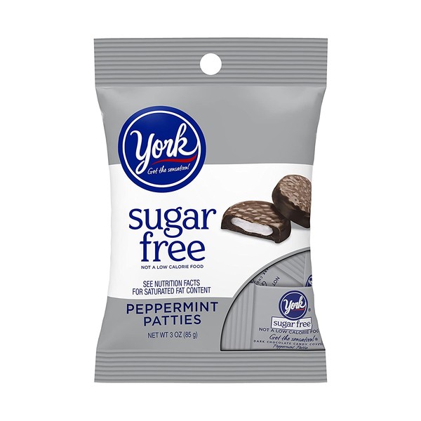 YORK Sugar Free Peppermint Patties, 3 Ounce