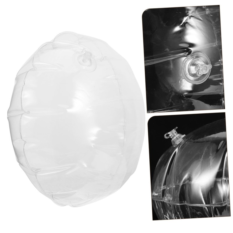 NOLITOY Clear Inflatable Pillow Insert for Outdoor Indoor Use Versatile