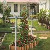 2PC 7ft Stem-Shaped Indoor/Outdoor Flower Stand Plant Display Rack Multi-Layered